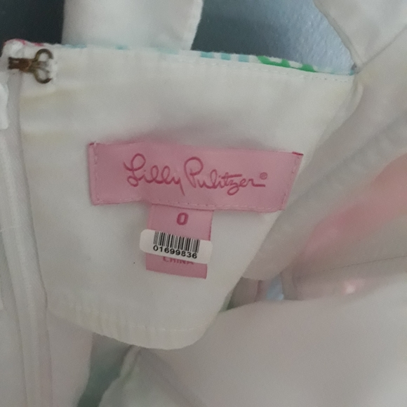 Lilly Pulitzer Franco Strapless Patchwork Dress size 0 - Picture 2 of 7
